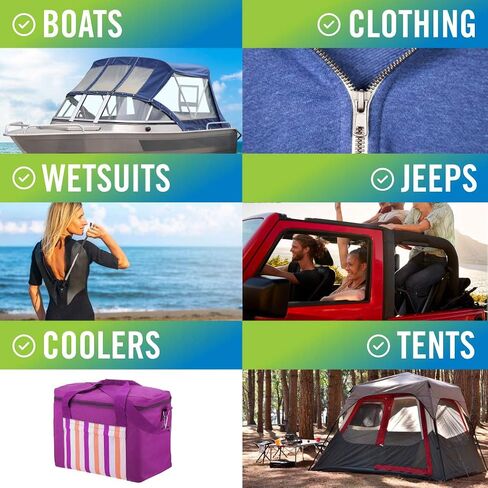 Zipper Wax & Zip Lube Marine Grade Zipper Lubricant Stick Zipper Lubricate with Ease Boat, Canvas, Bimini Snap, Metal Zippers, Jackets, Coolers, Vinyl Panels, Wetsuit & Drysuit No Oil & Graphite Mess in Saudi Arabia