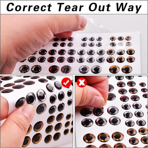 3D/4D Fishing Lure Eyes Realistic Holographic Fishing Eyes Bait Making Kit in Kuwait