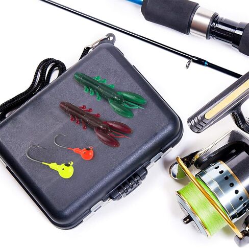 Pure Vie Fishing Topwater Lures Kits Mixed Universal Artificial Soft Baits Tackle Including Crankbaits, Spinnerbaits, Plastic Worms, Frogs, Hooks, Tackle Box - Freshwater Saltwater Fishing Equipment in Kuwait