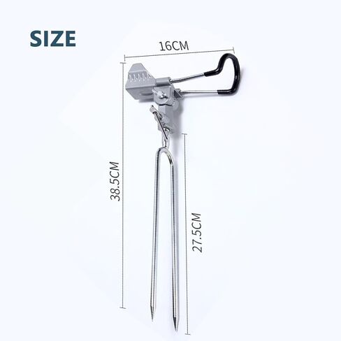 Dapsea 2 حزمة من حوامل صنارة الصيد المطورة، دعامات عمود صنارة الصيد الأرضية، 360 درجة قابلة للتعديل والفصل وسهلة الحمل معدات صيد قابلة للطي لصيد الأسماك في البحيرات والأنهار in Kuwait