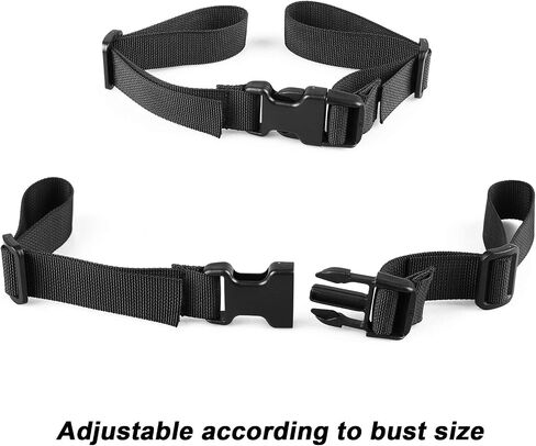 XTACER Backpack Chest Strap Adjustable Backpack Sternum Strap Chest Belt with Buckle (Pack of 2) in Kuwait