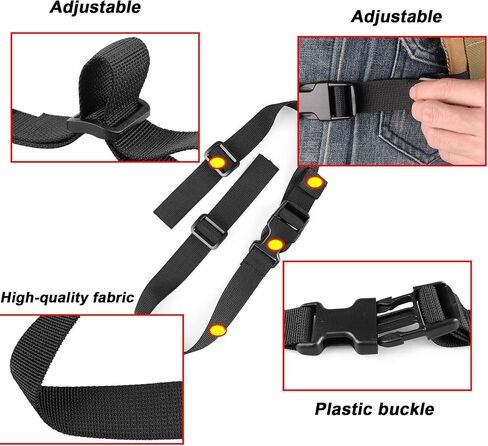 XTACER Backpack Chest Strap Adjustable Backpack Sternum Strap Chest Belt with Buckle (Pack of 2) in Kuwait