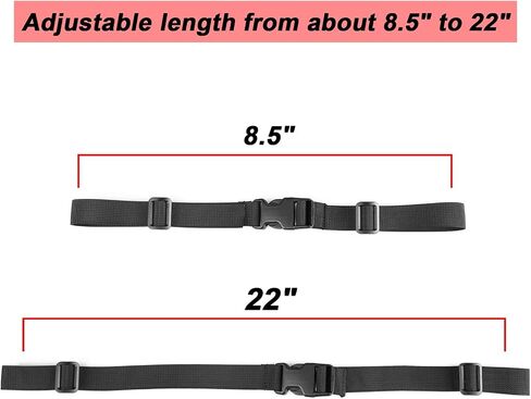 XTACER Backpack Chest Strap Adjustable Backpack Sternum Strap Chest Belt with Buckle (Pack of 2) in Kuwait