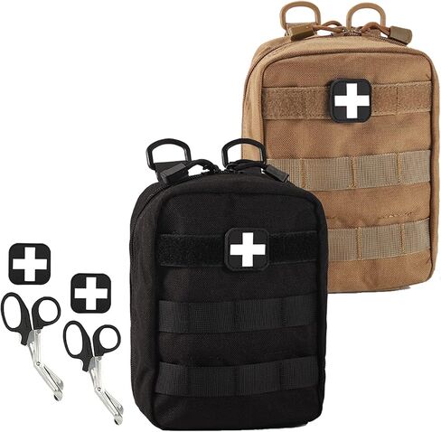 الحقيبة الطبية - 1000D التكتيكية MOLLE EMT الحقائب الإسعافات الأولية IFAK حقيبة المرافق مع التصحيح الإسعافات الأولية والقص in Kuwait