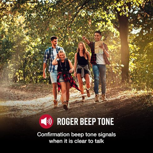 Cobra ACT120B Chat Tag Curve Wearable Walkie Talkies for Adults - Push to Talk, Rechargeable, Up to 12-Mile Two Way Radio Set 2 Count, (Pack of 1) in Saudi Arabia