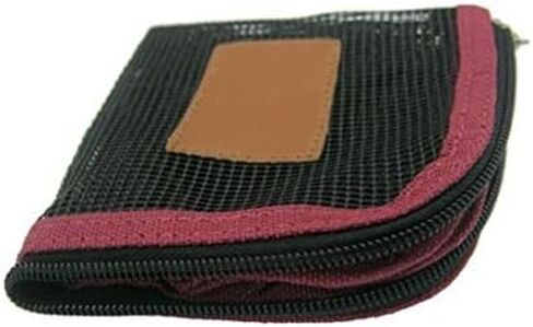 Aventik Fly Fishing Tapered Leader Wallet Tippet Line Case 5 Slots Net-Like Leader Tippet Storage Leader Pocket 4X4inch in Kuwait