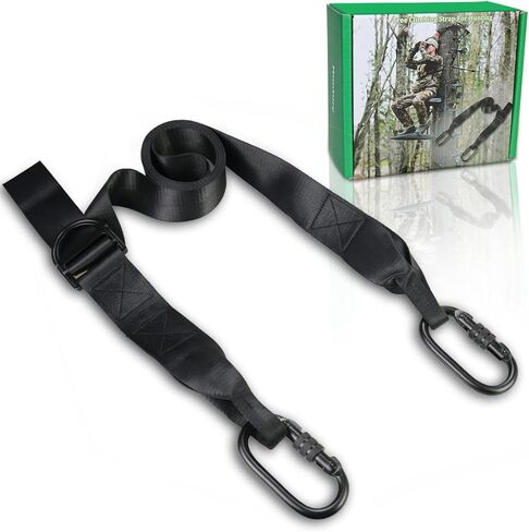 حزام هنتوري لاينمانز للصيد، حزام تسلق الأشجار، طول قابل للتعديل سريع وسهل، حبل لينمان لإعداد عصي التسلق، حامل شجرة معلق، حزام تسلق الأشجار in Kuwait