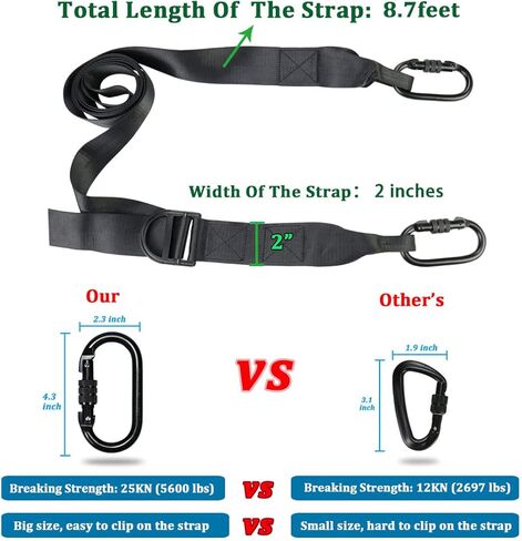 حزام هنتوري لاينمانز للصيد، حزام تسلق الأشجار، طول قابل للتعديل سريع وسهل، حبل لينمان لإعداد عصي التسلق، حامل شجرة معلق، حزام تسلق الأشجار in Kuwait