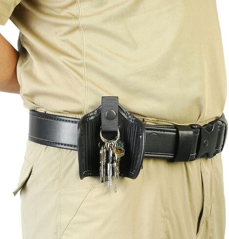 SdTacDuGe Silent Key Holder for duty belt ,Police Silent Key Pouch Key Ring Silent Holder Black Hunting Foldable Key Bag in Saudi Arabia