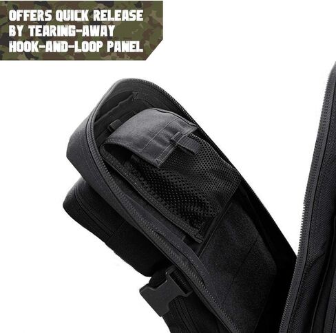 LIVANS Tactical Mesh Pocket, Molle Mesh Pouch Small Utility Pouch Mag Dump Pouch Storage Pocket Backpack Attachment EDC Pouch Hook-N-Loop Quick Release Design in Kuwait