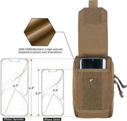 EXCELLENT ELITE SPANKER Tactical EDC Pouch Molle Utility Pouches Phone Holster Pouch Waist Bag Tool Pouch for Molle Accesssories in Saudi Arabia