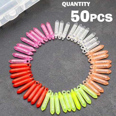 DEILAI 50 قطعة خشخيشات الصيد دودة تهزهز يطير الصيد إغراء إدراج أنبوب البلاستيك هزة الكرة المعدنية جذب يطير التعادل ربط in Kuwait