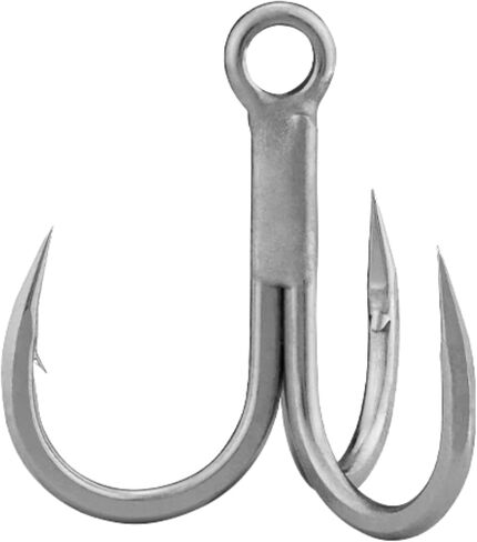 BKK Raptor-X Treble Hook 3X | Saltwater Corrosion Resistant Bright Tin Coating | Hand Ground Point | Heavy Duty Lure Hook, Popping, Stickbaits in Saudi Arabia