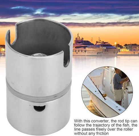 محوّل عمود صيد بحري قابل للدوران 360 درجة من الفولاذ المقاوم للصدأ 316 درجة من الدوران وحامل قضيب in Kuwait