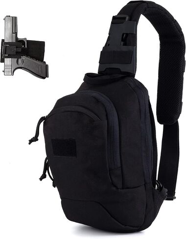 حقيبة مسدس محمولة من GZ XINXING، حقيبة كتف تكتيكية، حقيبة للاستخدام اليومي، حقيبة كتف مخفية لحمل مسدس على الصدر وحقيبة كتف للمدى والسفر والرياضات الخارجية in Kuwait