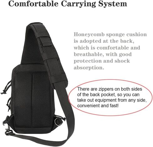 حقيبة مسدس محمولة من GZ XINXING، حقيبة كتف تكتيكية، حقيبة للاستخدام اليومي، حقيبة كتف مخفية لحمل مسدس على الصدر وحقيبة كتف للمدى والسفر والرياضات الخارجية in Kuwait