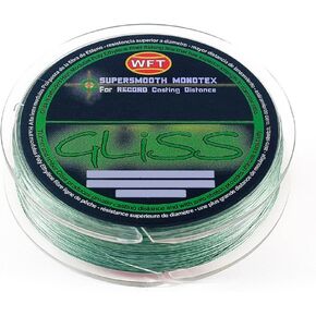 Gliss Fishing Line / 8-40 Lb. - 150 Yards/Green/Zero Stretch/Lowest Diameter to Strength Ratio/Ultimate Sensitivity and Superior Line Management/Thinner Than Braid and Just as Strong in Kuwait