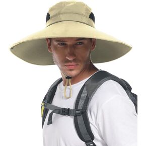 MKOFONU for Men & Women Ultra Wide Brim hat UPF50+ Waterproof Sun hat Suitable for Fishing Hiking Camping & etc in Saudi Arabia