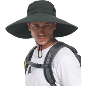 for Men & Women Ultra Wide Brim hat UPF50+ Waterproof Sun hat Suitable for Fishing Hiking Camping & etc in Kuwait