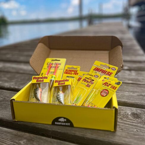 طقم مقصورة صيد السمك من نورثلاند، 10 قطع، طُعم ممتاز منتقاة بعناية، لأي صياد، اصطياد المزيد من الكرابي، والجثم، والبلوجيل، جاهز للمياه العذبة in Kuwait