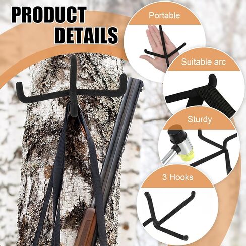Sadnyy 9 قطع Treestand القوس شماعات الرماية والعتاد حامل شجرة حامل الملحقات للصيد الثلاثي الملحقات هوك الصيد شجرة السنانير القوس الصيد الملحقات القوس حامل لحامل الشجرة in Saudi Arabia