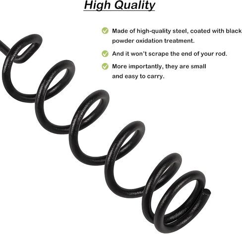 Spiral Rod Holder Fishing Rod Stand Pole Holder Insert Ground Metal Stand Support (2PCS) in Kuwait