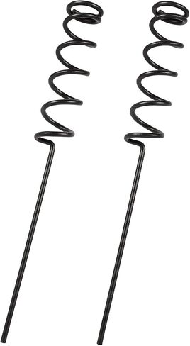 Spiral Rod Holder Fishing Rod Stand Pole Holder Insert Ground Metal Stand Support (2PCS) in Kuwait