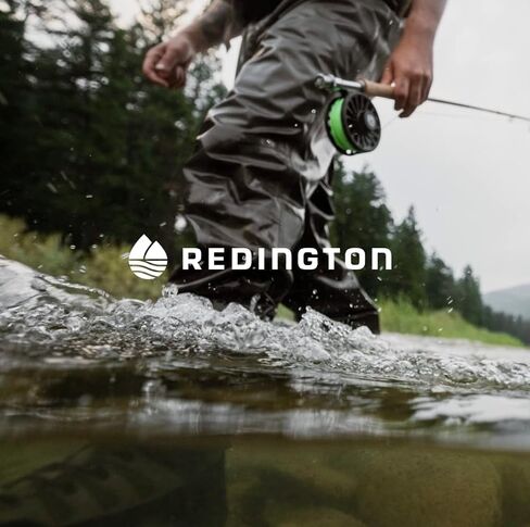 Redington Original Fly Fishing Rod and Reel Combo Kit – 9’ 4-Piece Medium Action Rod, Crosswater Reel, Rio Fly Line, Leader, and Travel Case – Freshwater & All Water Options in Kuwait