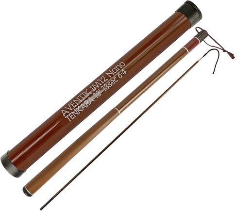 Aventik Tenkara Rod Pro IM12 Nano 6:4 Action 5 الأحجام الأكثر استخدامًا جميع ظروف المياه تعبئة أنبوب الكربون عالي الجودة، تتضمن أقسام احتياطية إضافية، Tenkara Fly Rod & Combo in Saudi Arabia