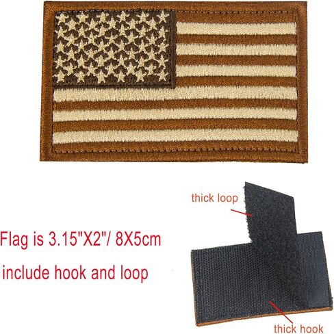 TAXATM Large Molle Patch Panel with Laser Cutting Loop, Molle Patch Display Holder for Backpack,5X4.3 Mini Patch Board Include American Flag Patch in Kuwait