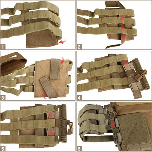 LIVANS Quick Release Buckle Set for Plate Carrier, Molle Side Belt Cummerbund Fast Fit Buckle Set Single Point Quick Release Assembly in Kuwait