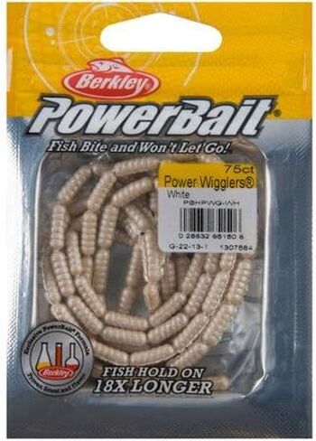 بيركلي بيركلي PowerBait MaxScent Kingtail Worm Bait، 8 بوصة، بقع زرقاء، 6 قطع in Saudi Arabia