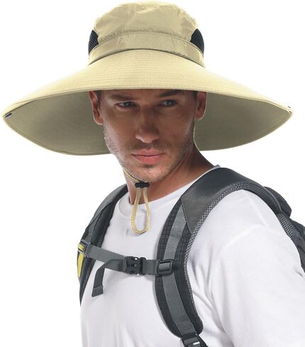 MKOFONU for Men & Women Ultra Wide Brim hat UPF50+ Waterproof Sun hat Suitable for Fishing Hiking Camping & etc in Saudi Arabia