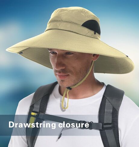 MKOFONU for Men & Women Ultra Wide Brim hat UPF50+ Waterproof Sun hat Suitable for Fishing Hiking Camping & etc in Saudi Arabia