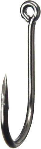 Hyshina Fishing Hooks 100 Pcs High Carbon Steel 10 Sizes Strong Sharp Barbed Circle Fish Hook for Saltwater Freshwater in Kuwait