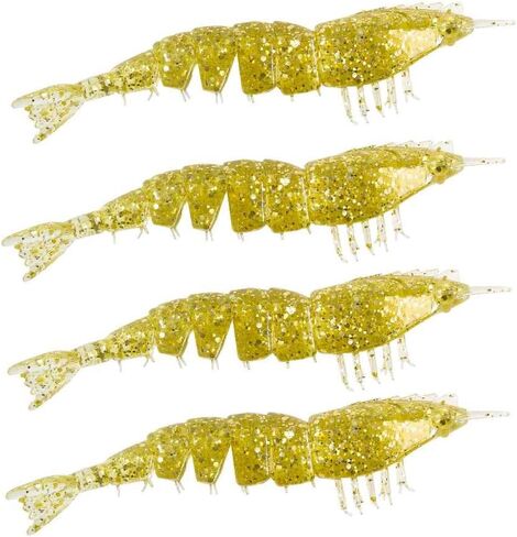 Z-Man EZ ShrimpZ 4 Pack Unrigged Soft Plastic Shrimp Bait in Kuwait