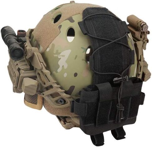 Helmet Battery Pouch MK2 Helmet Battery Pouch Counterweight 600D Nylon Helmet Battery Bag for Shooting, Cycling, Hiking, Camping in Saudi Arabia