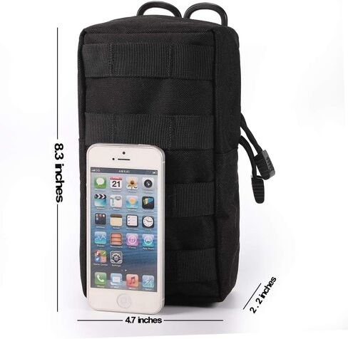 2 عبوة من أكياس مولي من Ydmpro - حقيبة تكتيكية مدمجة مقاومة للماء، حقيبة خصر معلقة، حقيبة EDC in Kuwait