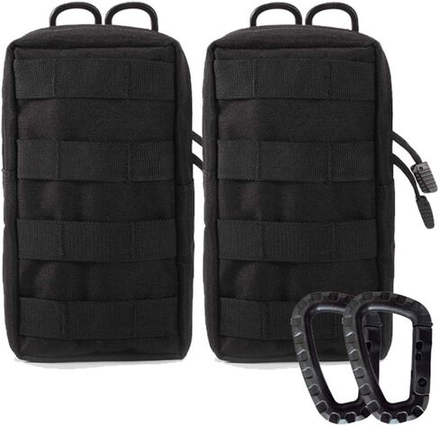 Ydmpro 2 Pack Molle Pouches - Tactical Compact Water-Resistant Utility Gadget Gear EDC Pouch Hanging Waist Bags in Saudi Arabia