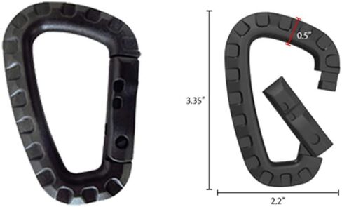 2 عبوة من أكياس مولي من Ydmpro - حقيبة تكتيكية مدمجة مقاومة للماء، حقيبة خصر معلقة، حقيبة EDC in Kuwait