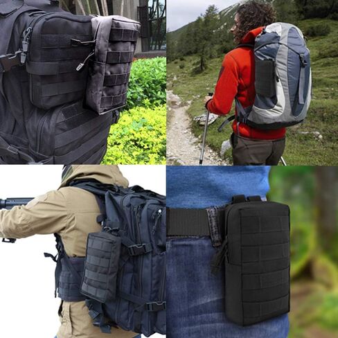 2 عبوة من أكياس مولي من Ydmpro - حقيبة تكتيكية مدمجة مقاومة للماء، حقيبة خصر معلقة، حقيبة EDC in Kuwait