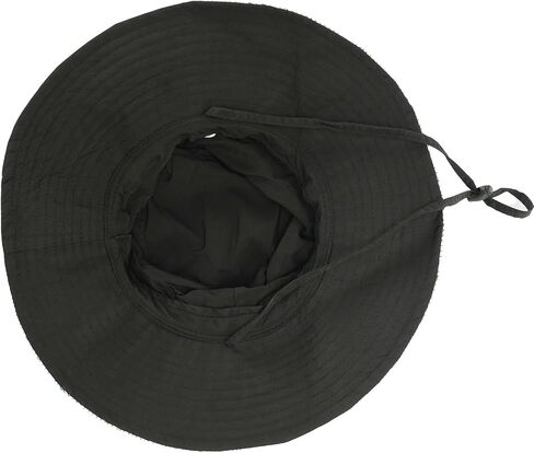 قبعة بوني لصيد السمك 8 مراوح، قبعة دلو بحافة واسعة مقاومة للماء لصيد الأسماك والمشي لمسافات طويلة في الحديقة المموهة in Kuwait