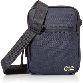 Lacoste Mens PVC Flat Crossover Bag in Kuwait