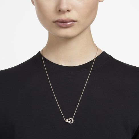 SWAROVSKI Hollow Collection Interloocking Loop Pendant Necklace in Kuwait