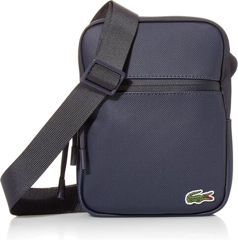 Lacoste Mens PVC Flat Crossover Bag in Saudi Arabia