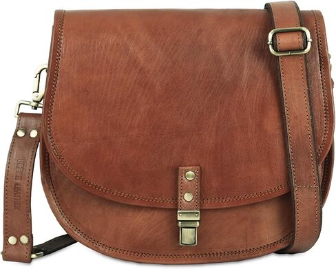 اوربان ليذر شنط كتف طويلة تمر بالجسم للنساء، شنط يد كلاسيكية بنية بتصميم بوهو ساتشيل للسيدات، شنطة يد عصرية للسفر، محفظة جوال للنساء، لون بني in Kuwait