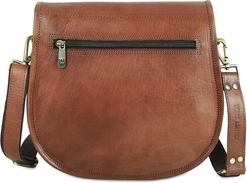 اوربان ليذر شنط كتف طويلة تمر بالجسم للنساء، شنط يد كلاسيكية بنية بتصميم بوهو ساتشيل للسيدات، شنطة يد عصرية للسفر، محفظة جوال للنساء، لون بني in Kuwait