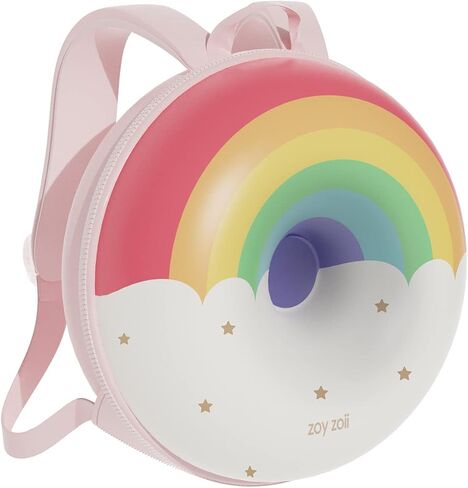 حقيبة ظهر Zoy zoii للأطفال، حقيبة ظهر لطيفة للأطفال الصغار هدية للفتيات الصغيرات، حقيبة سفر صغيرة للأطفال في مرحلة ما قبل المدرسة ورياض الأطفال - قوس قزح in Kuwait