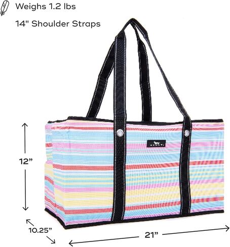 SCOUT Cabana Boy Large, Wide, Low Profile Tote Bag, Soft Pliable Fabric, Family Beach Bag in Kuwait