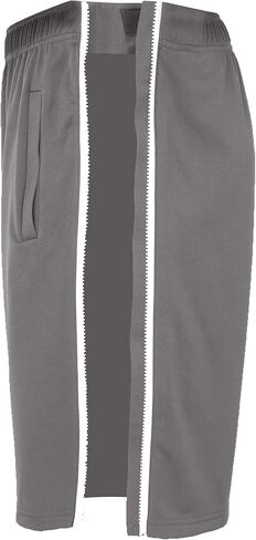 Deyeek سراويل قصيرة للرجال بسحابات جانبية وأرجل قصيرة لكرة السلة قصيرة مفتوحة بالكامل بعد الجراحة سراويل Tearaway in Kuwait